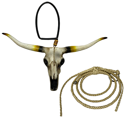 Enfeite Retrovisor Boi Long Horn