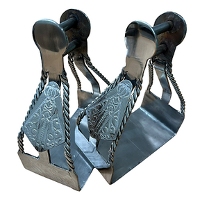 Estribo INOX - N. Sra Dourado Torcido