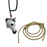 Enfeite De Retrovisor Country Formato De Cavalo Mangalarga Machador + Mini Laço