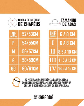 CHAPÉU K INVERTIDA AMERICANO ESPECIAL ABA G