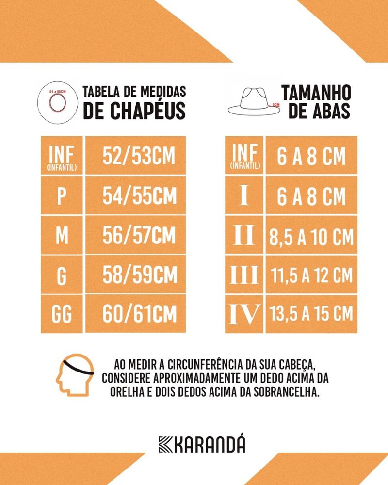 CHAPÉU K INVERTIDA AMERICANO ESPECIAL ABA G