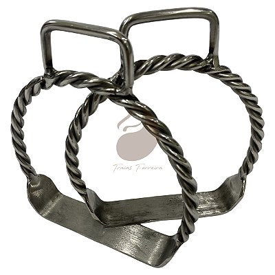 Estribo INOX - N. Sra Dourado Torcido